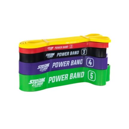 StormCloud Sett Power Band motstandsbånd lvl 1-5 produkt