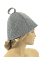 Badstuhatt i filt unisex profil