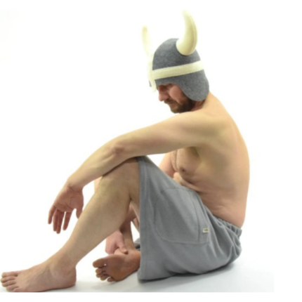 Badstuhatt og kilt - 2-delt SETT for menn - VIKING produktbilde