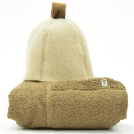 Badstuhatt og kilt i ull 2-delt SETT produktbilde