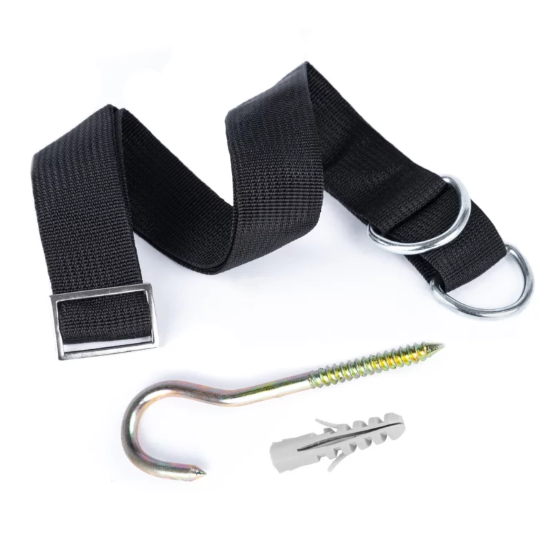 Belte med spenne og takfeste Belte med spenne og takfeste