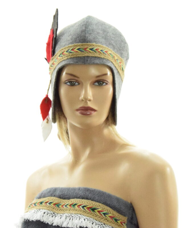 INDIANA jente badstuhatt - badstulue i filt SPA