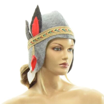 INDIANA jente badstuhatt - badstulue i filt SPA produktbilde