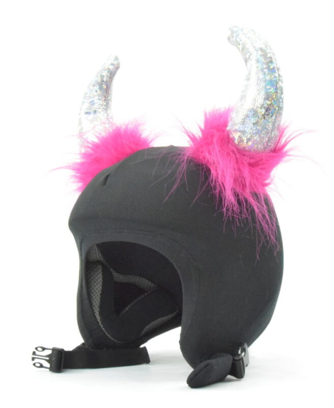 Skihjelm dekorasjon - lue - Horns