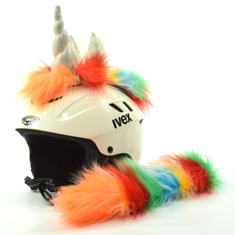 Skihjelm tilbehør, dekorasjon SETT "UNICORN"