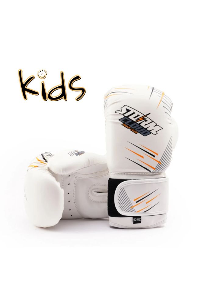 StormCloud StarFall Kids Boksehansker 6 oz hvit-gul produktbilde