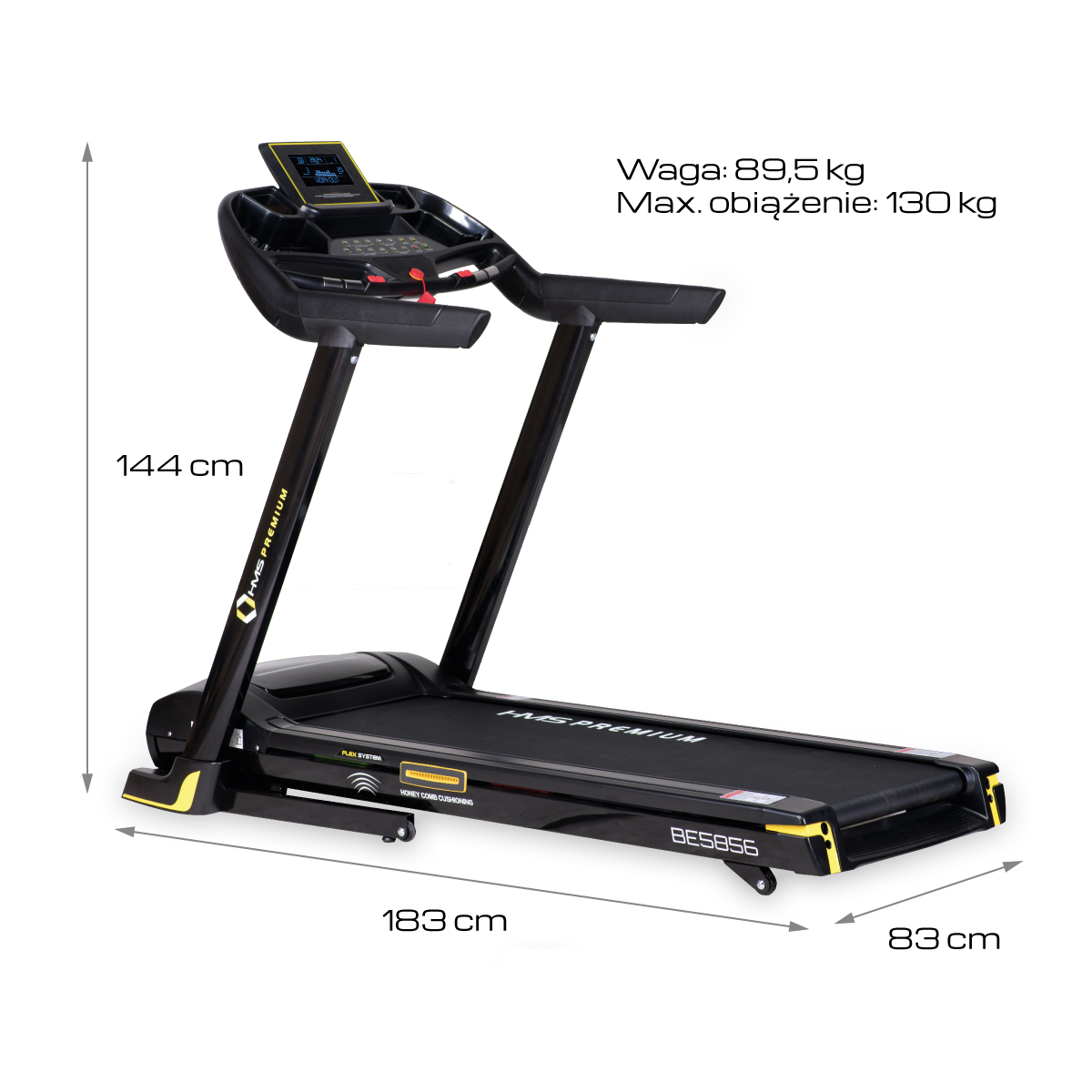 bilde 9 - BE5856 ELEKTRIC TREADMILL HMS PREMIUM