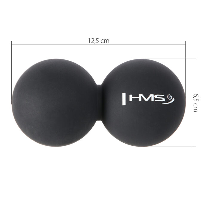 bilde 3 - BLC02 BLACK MASAGE BALL HMS (dobbelt)