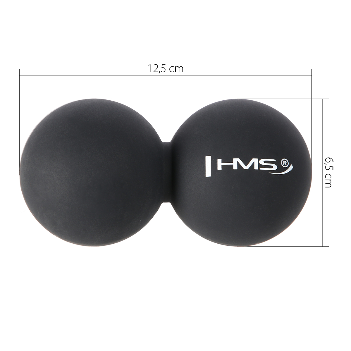 bilde 3 - BLC02 BLACK MASAGE BALL HMS (dobbelt)