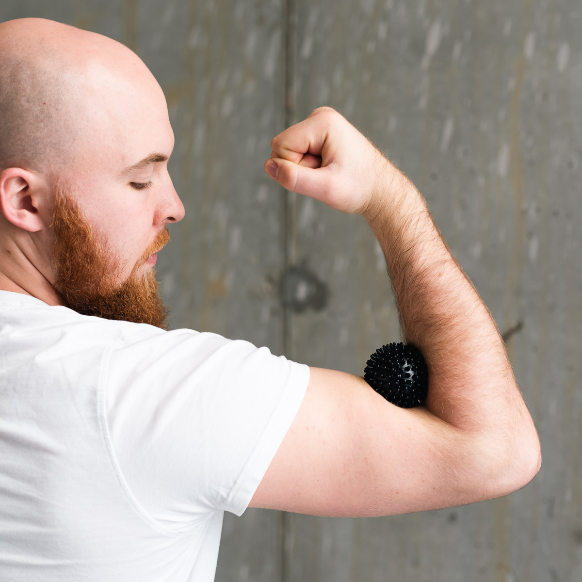 bilde 6 - BLP01 BLACK MASAGE SPIKY BALL HMS