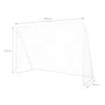 bilde 5 - BR240P 2in1 SOCCER GOAL MED NET OG TARGET PANEL NILS