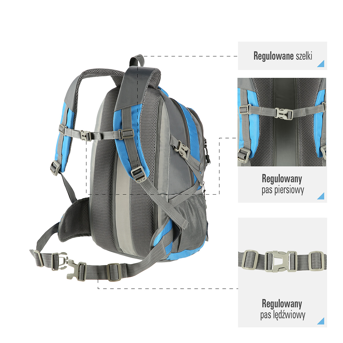 bilde 4 - CBT7173 Blå ABOVE Backpack NILS CAMP