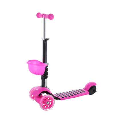 bilde 2 - HLB08 3in1 PINK SCOOTER NILS FUN