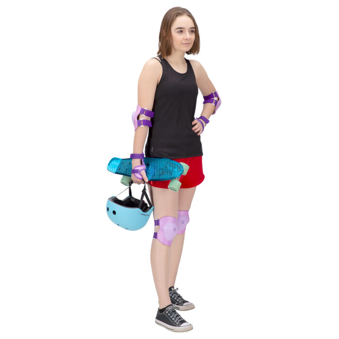 bilde 2 - H704 STØRRELSE L PURPLE PROTECTORS SET NILS EXTREME