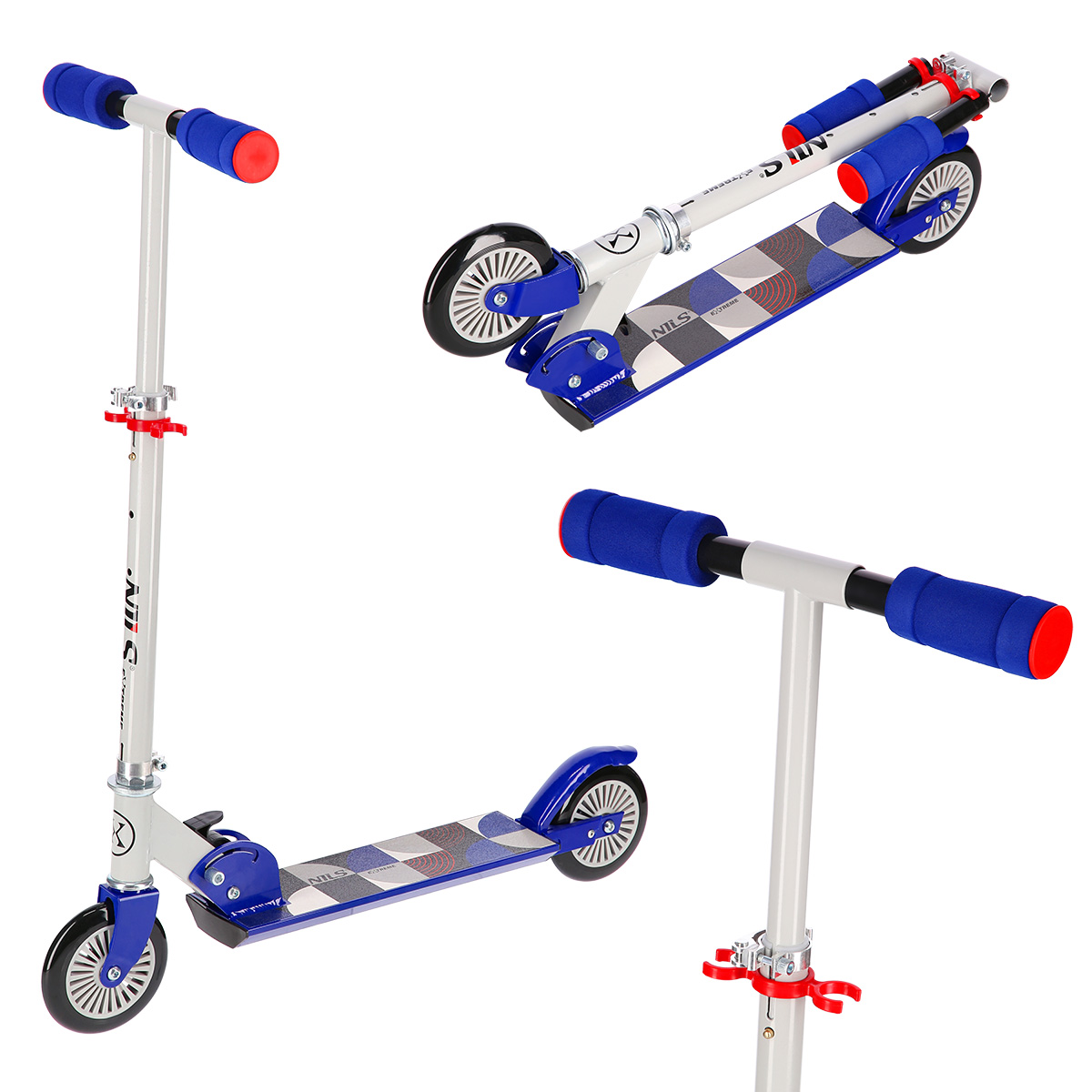 bilde 2 - HD026 GREY-DARK BLUE SCOOTER NILS EXTREME