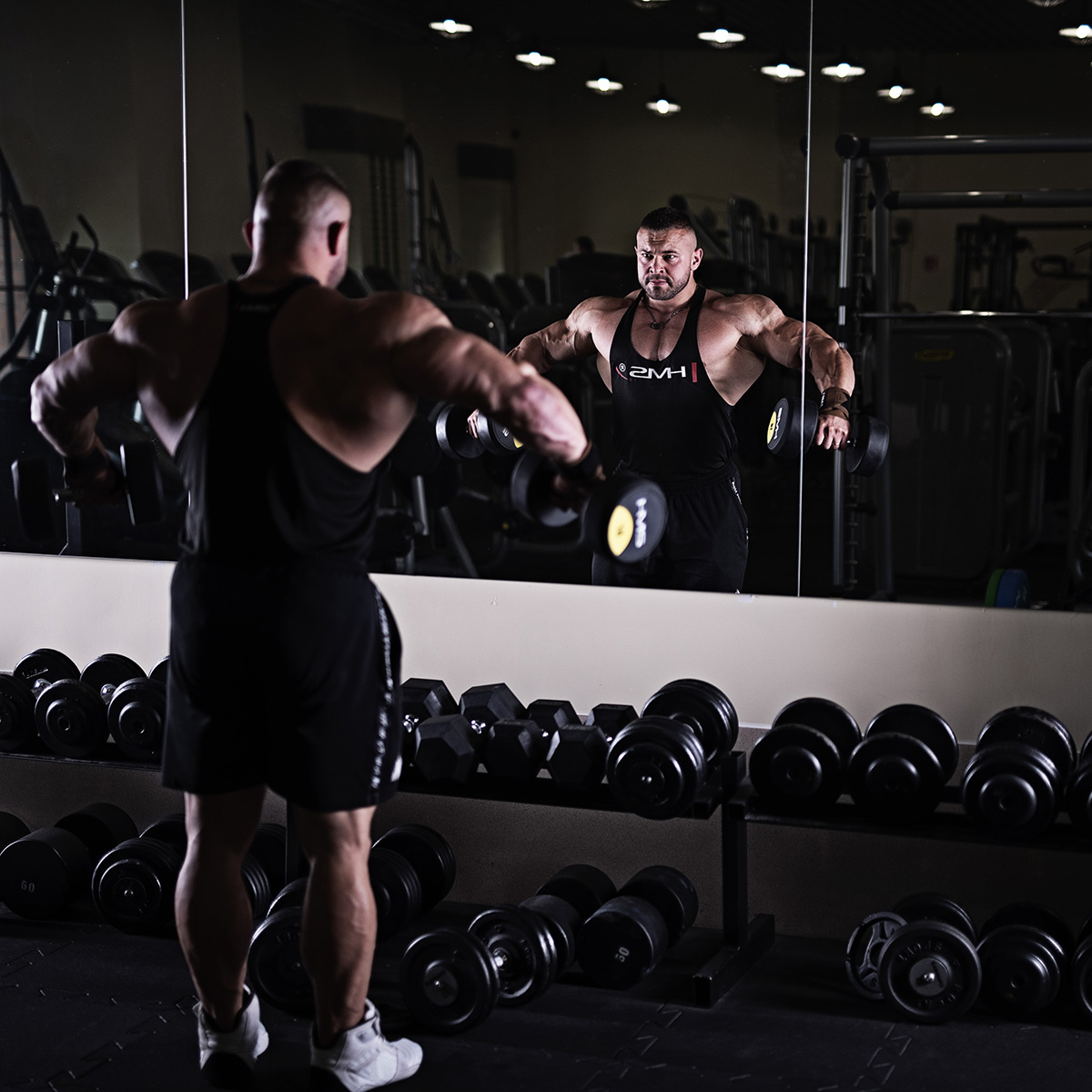 bilde 9 - HG PRO 10 KG RUBBER Dumbbel HMS