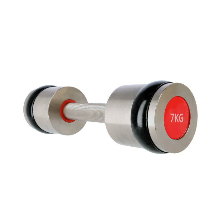 bilde 2 - HH07 CHROMED DUMBEL 2 x 7 KG HMS PREMIUM