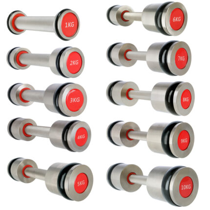 bilde 1 - HH08 CHROMED DUMBEL 2 x 8 KG HMS PREMIUM