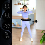 bilde 8 - SET HULA HOOP HHM13 BLACK/GOLD MED VEKT OG COUNTER HMS + WAIST SUPPOSED BR163 BLACK EN STORLEK