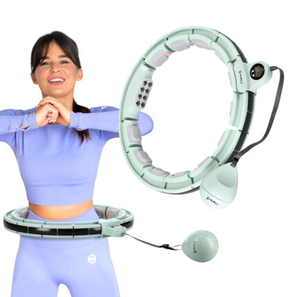 bilde 2 - HHM13 HULA HOOP GREEN MAGNETIC MED VEKT + COUNTER HMS