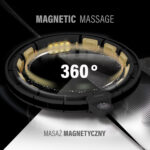 bilde 3 - HHM13 NEW HULA HOOP BLACK/GOLD MAGNETIC MED VEKT + COUNTOR HMS