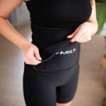 bilde 5 - SET HULA HOOP MAGNETIC GREEN HHM14 med VEKT + COUNTER HMS + WAIST SUPPORT BR163 BLACK