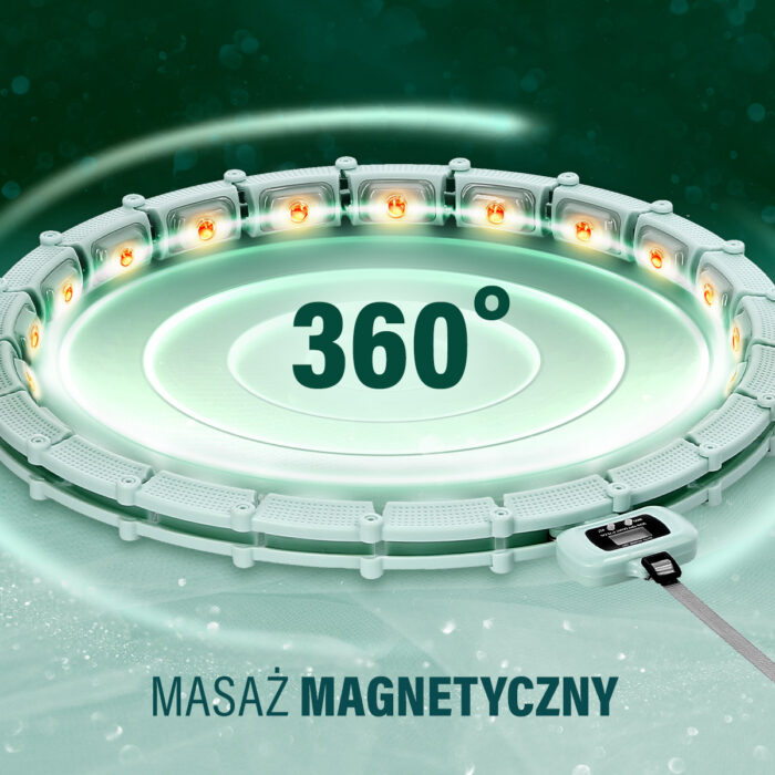 bilde 4 - HHM14 HULA HOOP GREEN MAGNETIC MED VEKT + COUNTER HMS