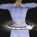 bilde 7 - SET HULA HOOP MAGNETIC BLACK HHM15 med VEKT + COUNTER HMS + WAIST SUPPORT BR163 RED