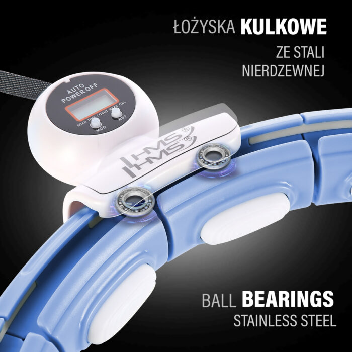 bilde 7 - HHM15 HULA HOOP BLUE MAGNETIC MED Vekt HMS