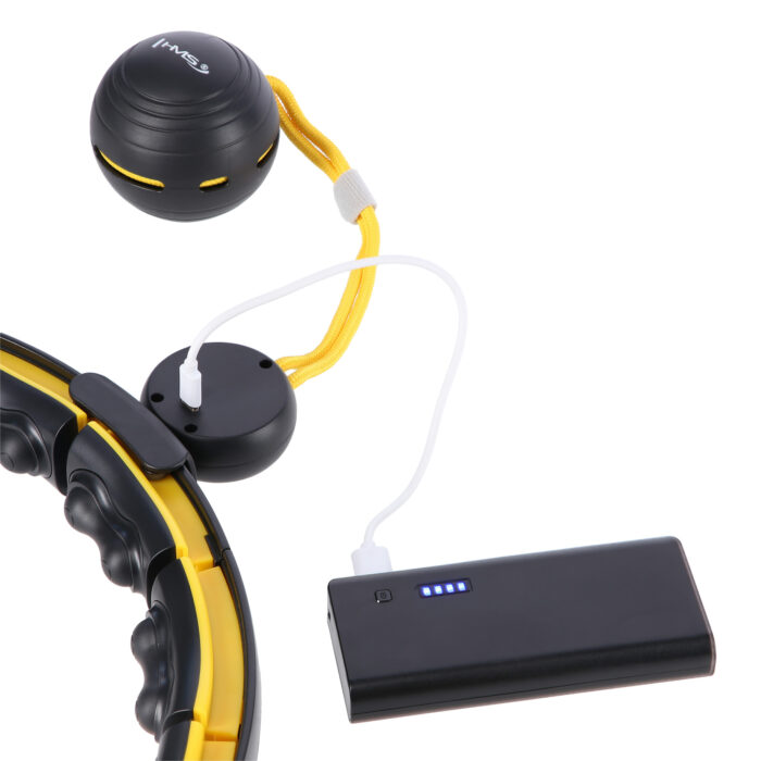 bilde 8 - SET HULA HOOP MAGNETIC BLACK/YELOW HHM21 med VEKT + COUNTER HMS + Slimring BALT BR1313