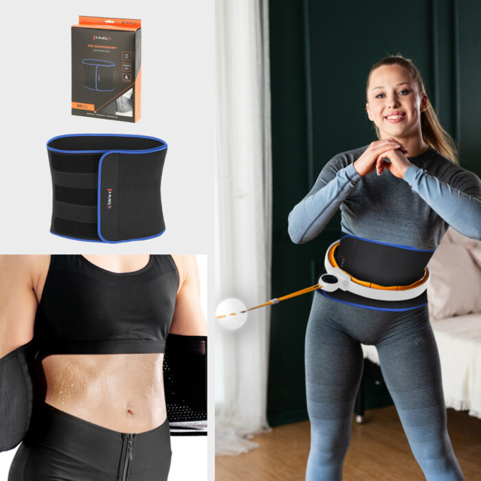 bilde 2 - HULA HOOP MAGNETIC WHITE/Orange HHM21 med Vekt + COUNTER HMS + Slimring BALT BR1313