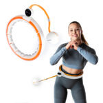 bilde 3 - HULA HOOP MAGNETIC WHITE/Orange HHM21 med Vekt + COUNTER HMS + Slimring BALT BR1313