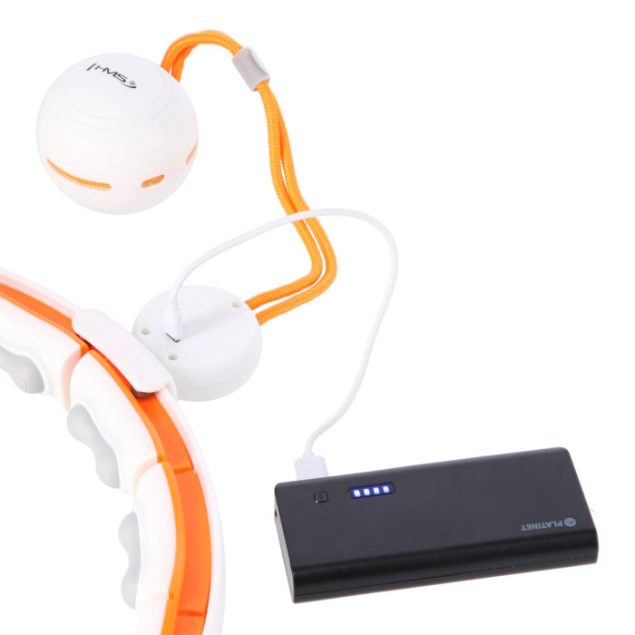 bilde 8 - HULA HOOP MAGNETIC WHITE/Orange HHM21 med Vekt + COUNTER HMS + Slimring BALT BR1313