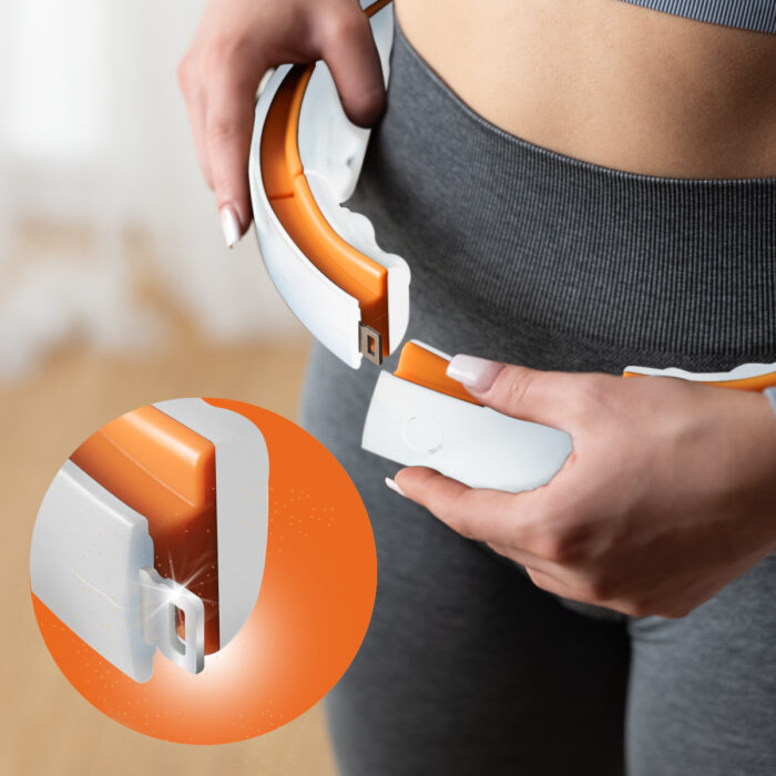 bilde 10 - HULA HOOP MAGNETIC WHITE/Orange HHM21 med Vekt + COUNTER HMS + Slimring BALT BR1313
