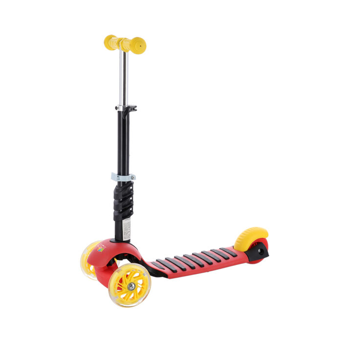 bilde 4 - HLB07 4in1 BLACK-YELLOW-RED SCOOTER NILS FUN