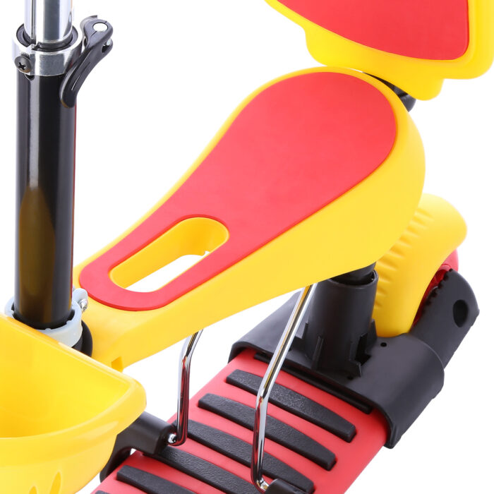 bilde 9 - HLB07 4in1 BLACK-YELLOW-RED SCOOTER NILS FUN