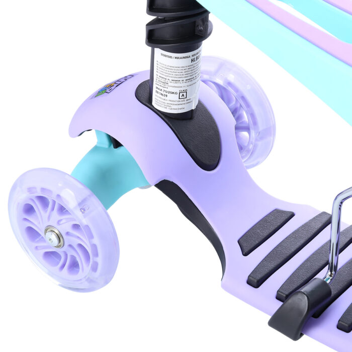 bilde 7 - HLB07 4in1 BLACK-MINT-PURPLE SCOOTER NILS FUN
