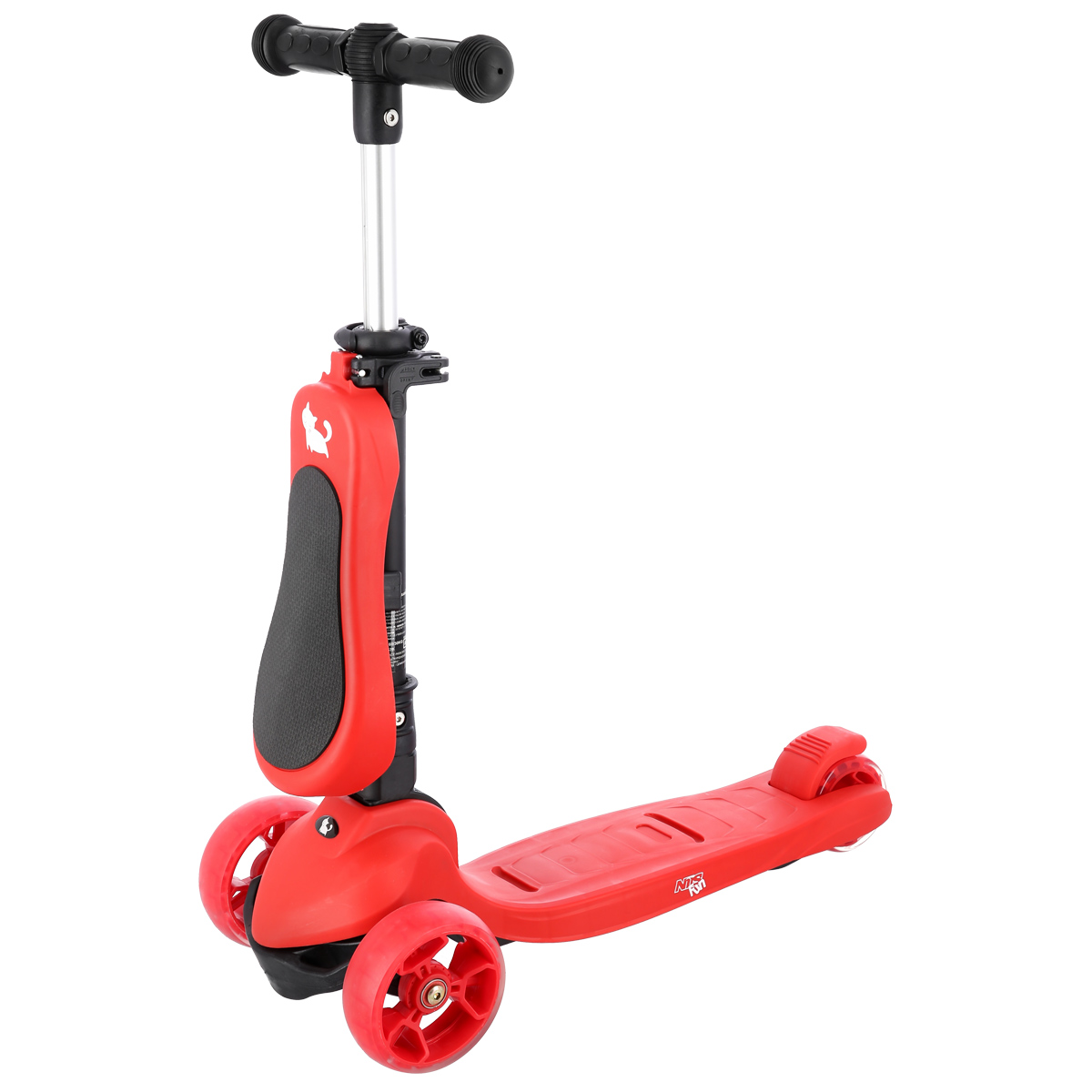 bilde 2 - HLB12 2in1 RED SCOOTER NILS FUN