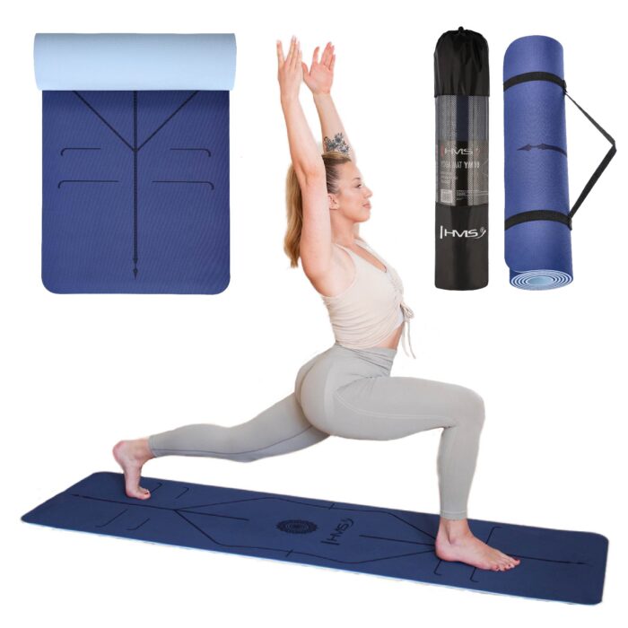 bilde 2 - YM10 YOGA MAT TPE DARK BLUE HMS