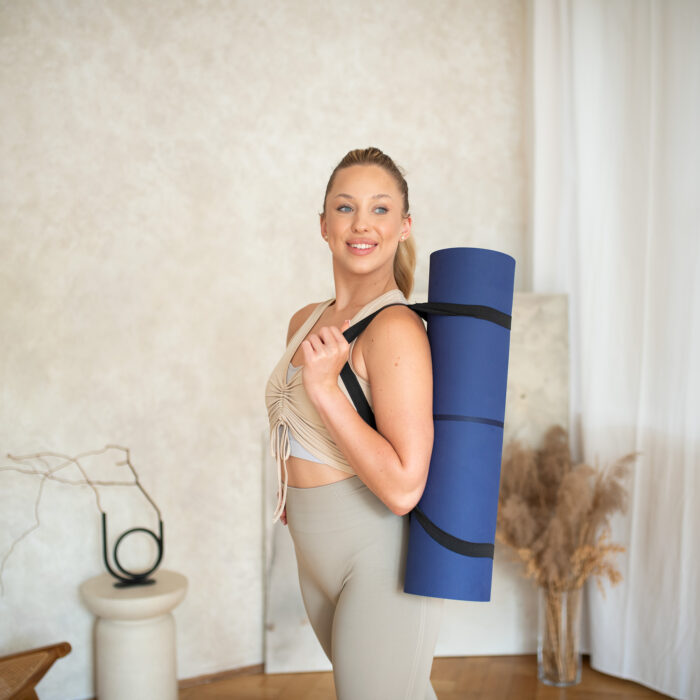 bilde 8 - YM10 YOGA MAT TPE DARK BLUE HMS