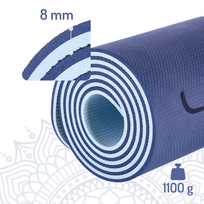 bilde 10 - YM10 YOGA MAT TPE DARK BLUE HMS