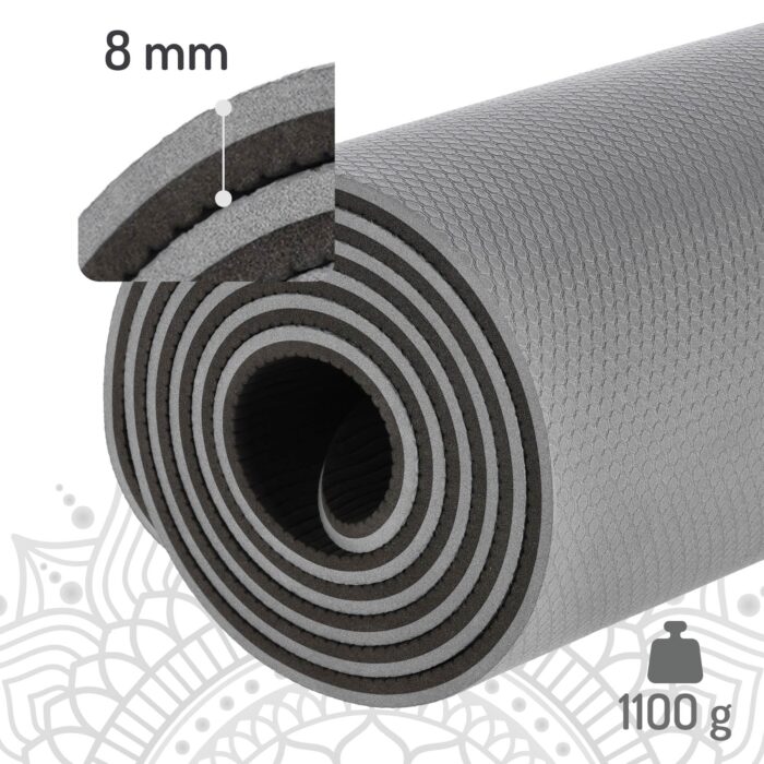 bilde 8 - YM10 YOGA MAT TPE GRAY TPE HMS