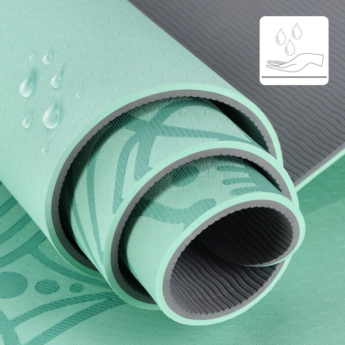 bilde 5 - YM10 YOGA MAT TPE MINT HMS