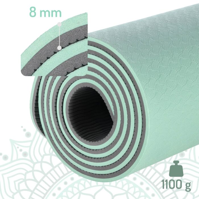 bilde 8 - YM10 YOGA MAT TPE MINT HMS