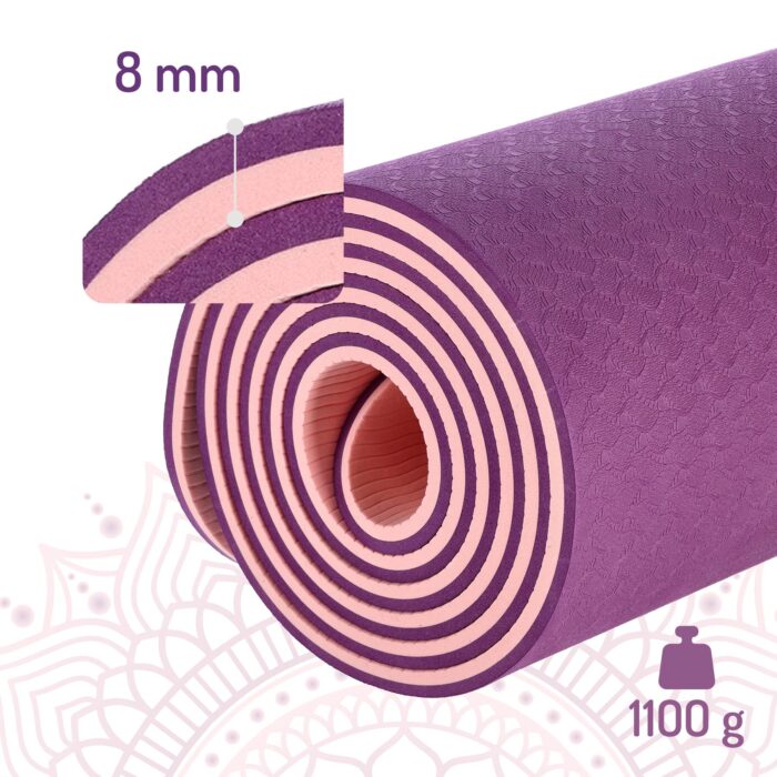 bilde 10 - YM10 YOGA MAT TPE VIOLET HMS