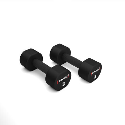 bilde 2 - HPT03 2 x 3 KG POLYURETHAN DUMBELLS TPU HMS