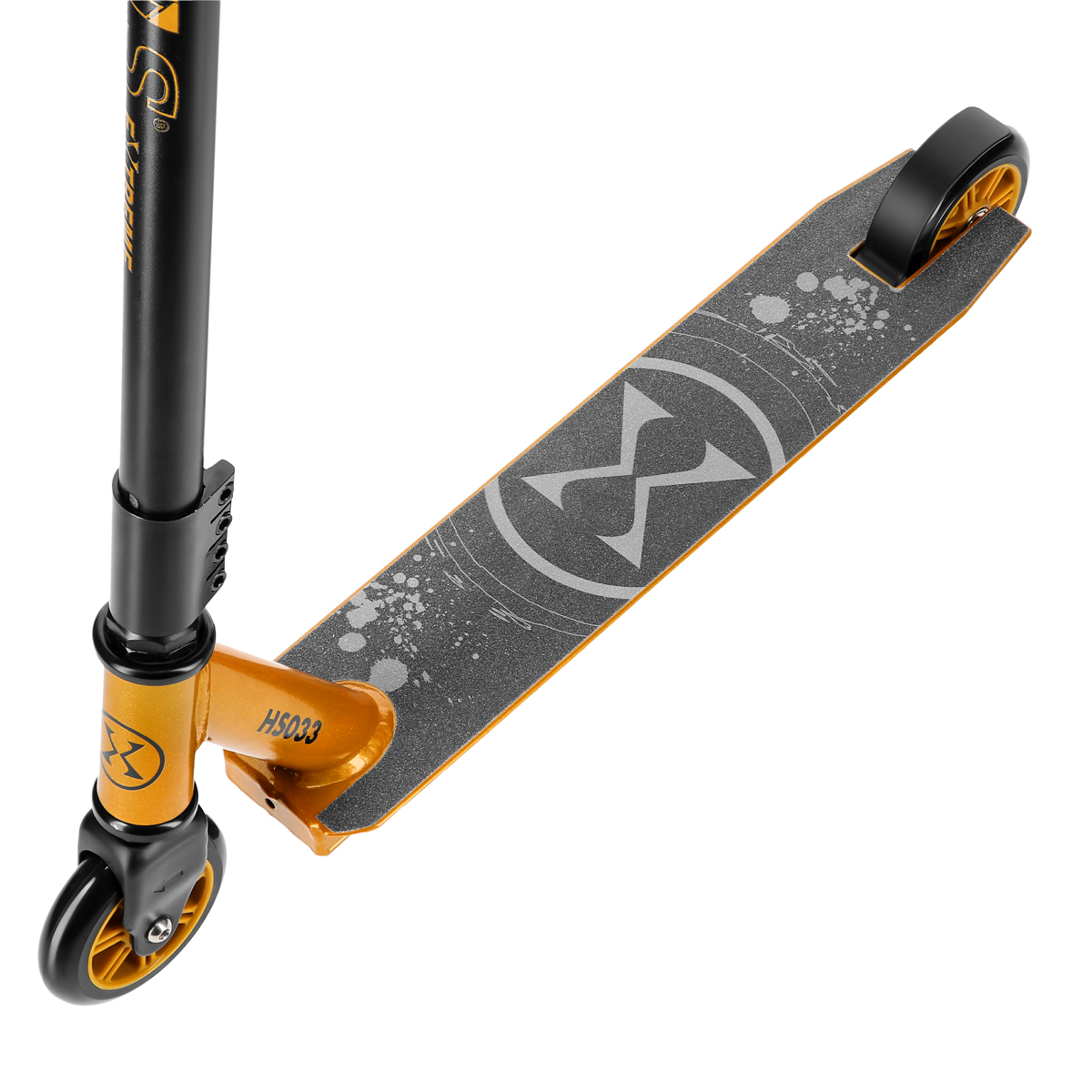 bilde 3 - HS033 BLACK-GOLD STUNT SCOOTER NILS EXTREME