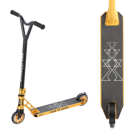 bilde 1 - HS202 PRO BLACK-GOLD STUNT SCOOTER NILS EXTREME