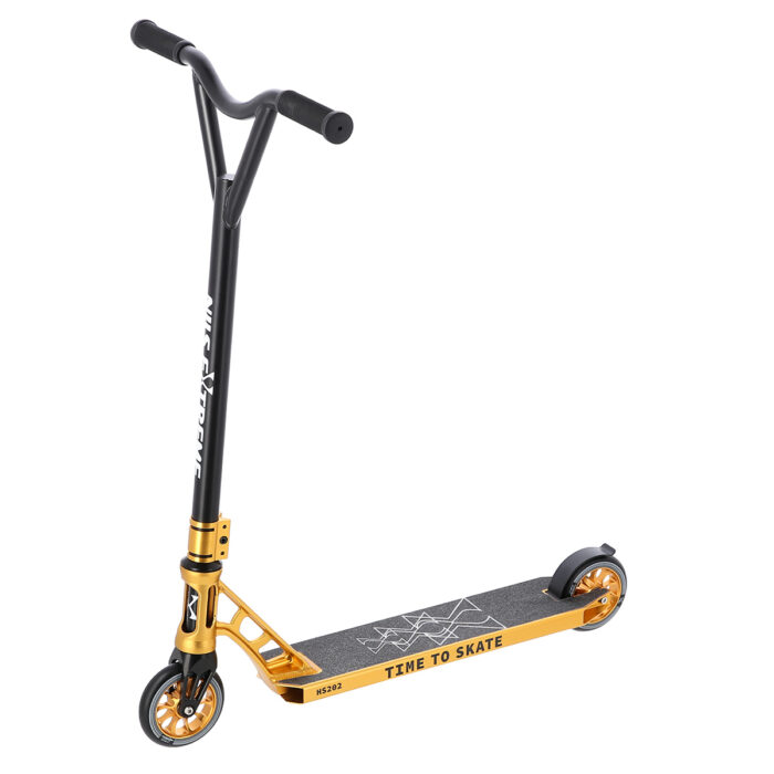 bilde 2 - HS202 PRO BLACK-GOLD STUNT SCOOTER NILS EXTREME