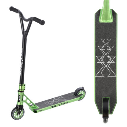bilde 1 - HS202 PRO BLACK-GREEN STUNT SCOOTER NILS EXTREME
